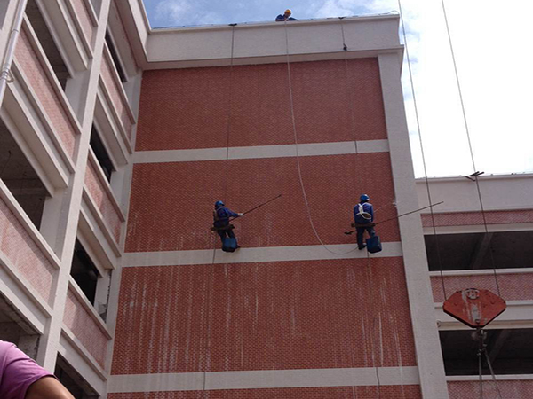 北碚小學外墻清洗 